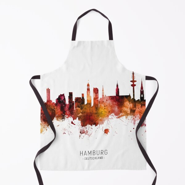 Artikelvorschau, Hamburg Germany Skyline entworfen und verkauft von ArtPrints.