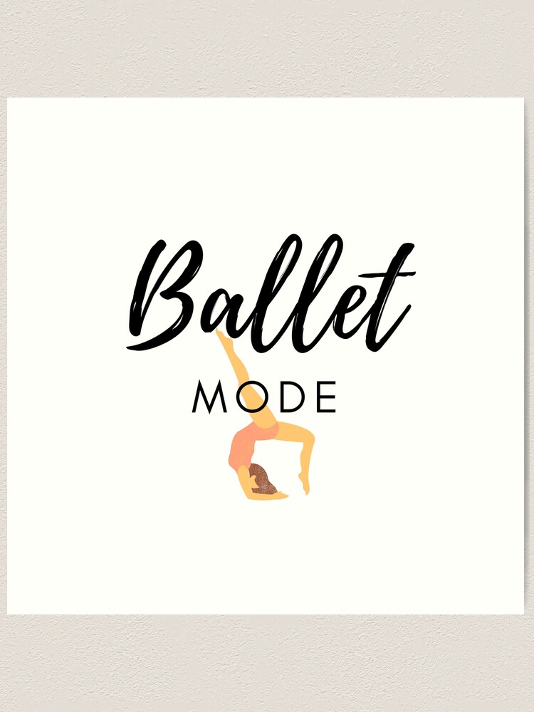 ballet shoe art print