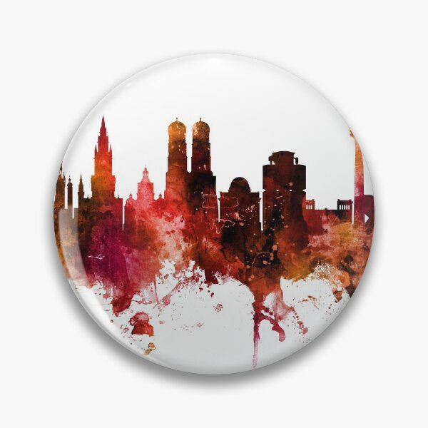 Item preview, Munich Germany Skyline designed and sold by ArtPrints.