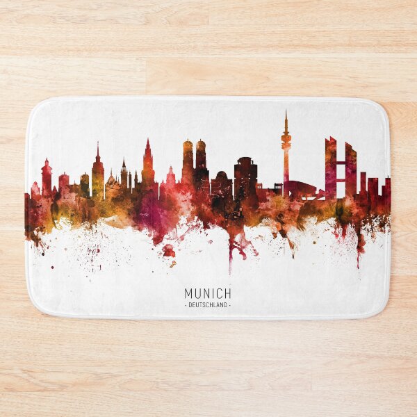 Item preview, Munich Germany Skyline designed and sold by ArtPrints.