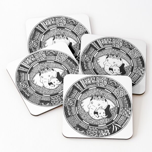 Item preview, Mom and Baby Elephant Mandala designed and sold by MandalaApparel.
