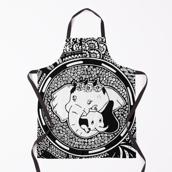 Item preview, Mom and Baby Elephant Mandala designed and sold by MandalaApparel.