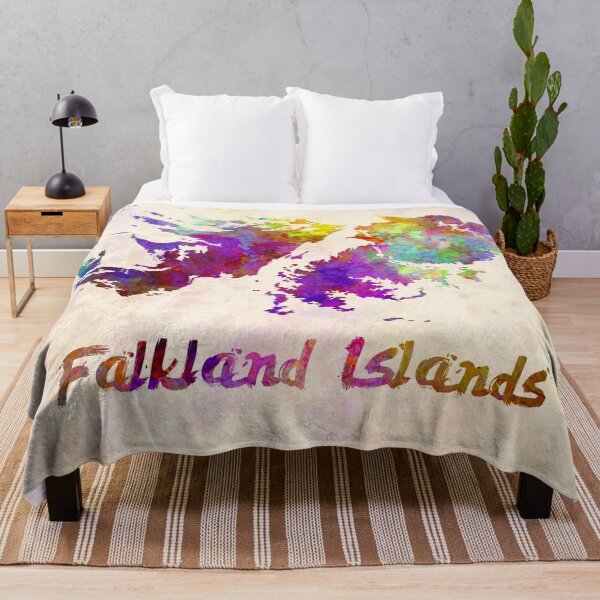 Item preview, Falkland Islands watercolor map designed and sold by paulrommer.