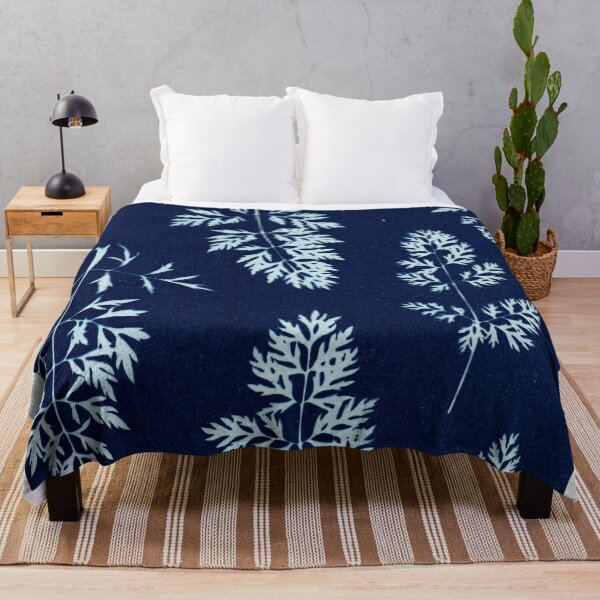 Item preview, Blue botanical floral pattern 5 designed and sold by KasparekFineArt.