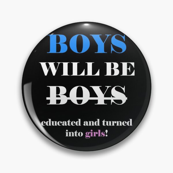 Item preview, Boys will be Boys White Text designed and sold by Ki11erRabbit.