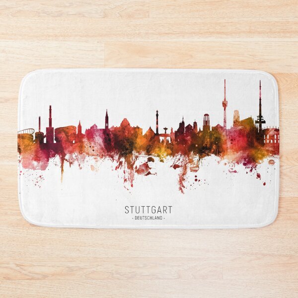 Item preview, Stuttgart Germany Skyline designed and sold by ArtPrints.