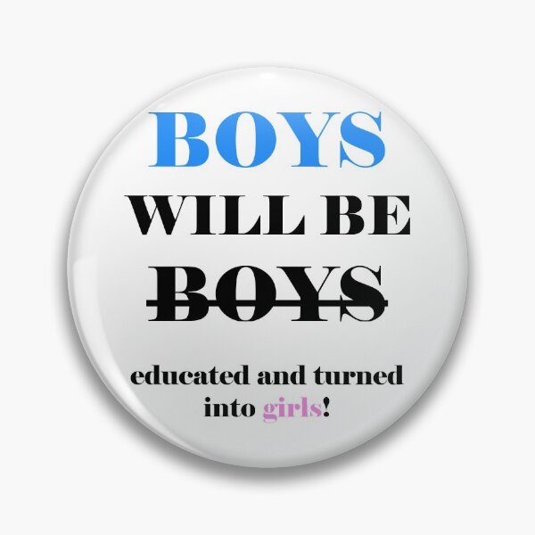 Item preview, Boys will be Boys Black Text designed and sold by Ki11erRabbit.