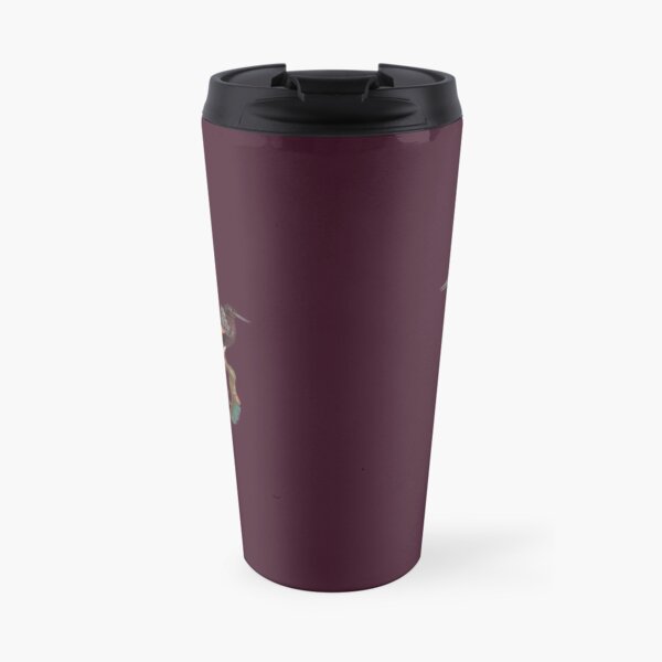 Classic Style Purple Bird Travel Mug