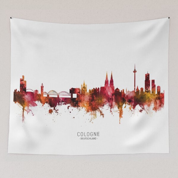 Item preview, Cologne Germany Skyline designed and sold by ArtPrints.