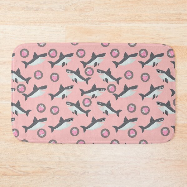 Item preview, Strawberry Shark Pattern - Pink designed and sold by m95sim.