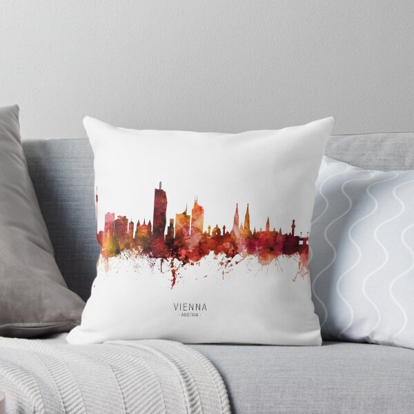 Artikelvorschau, Vienna Austria Skyline entworfen und verkauft von ArtPrints.
