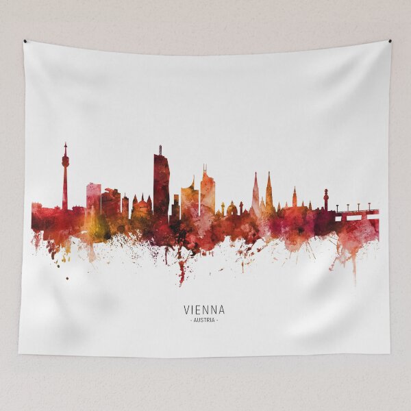 Item preview, Vienna Austria Skyline designed and sold by ArtPrints.