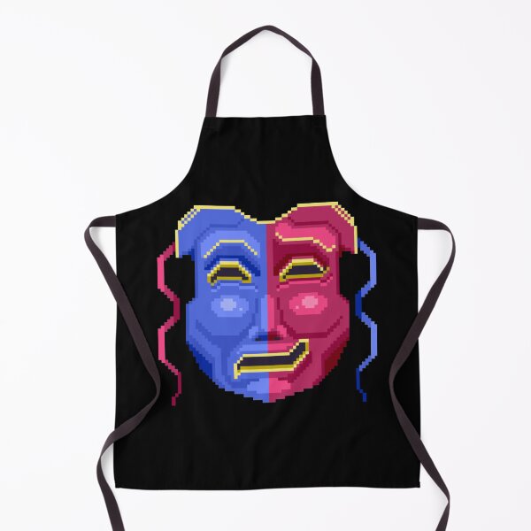 Item preview, Pixelated Two Face Drama Mask Play designed and sold by HopeDetour.