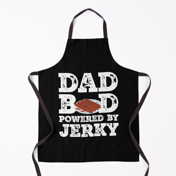 Item preview, Dad Bod Powered By Jerky Father Figure Gifts Idea with Funny Graphic for Food Lovers designed and sold by Orange Pieces.