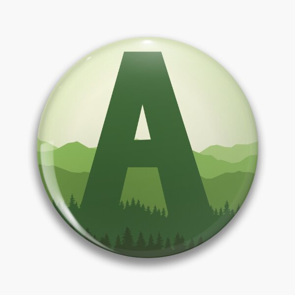 Item preview, Letter A - In the Pine Forrest designed and sold by pixelinga.
