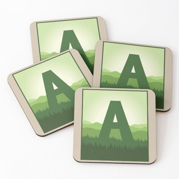 Item preview, Letter A - In the Pine Forrest designed and sold by pixelinga.