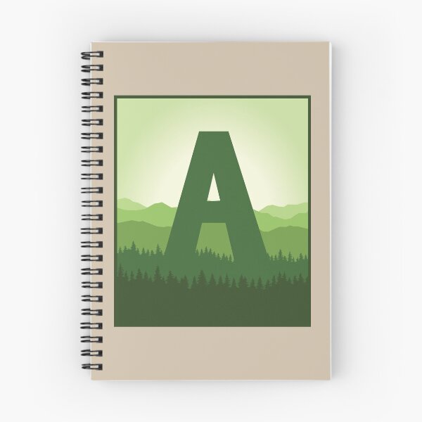 Item preview, Letter A - In the Pine Forrest designed and sold by pixelinga.