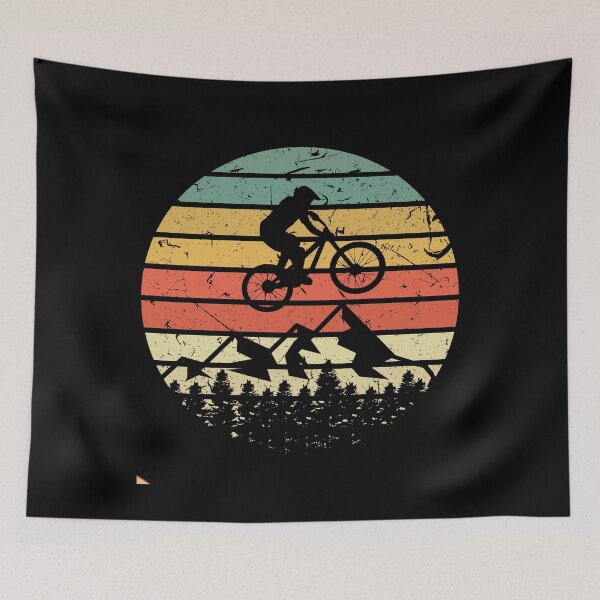 Item preview, Downhill Mountain Bike Retro Gift designed and sold by Artgifts.