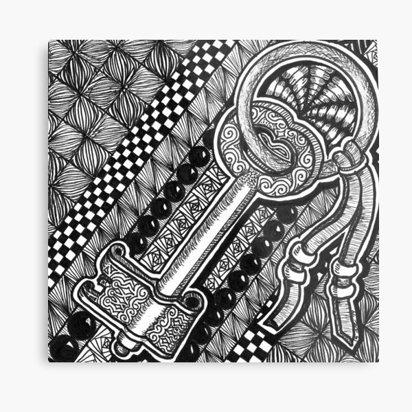 Key Metal Print