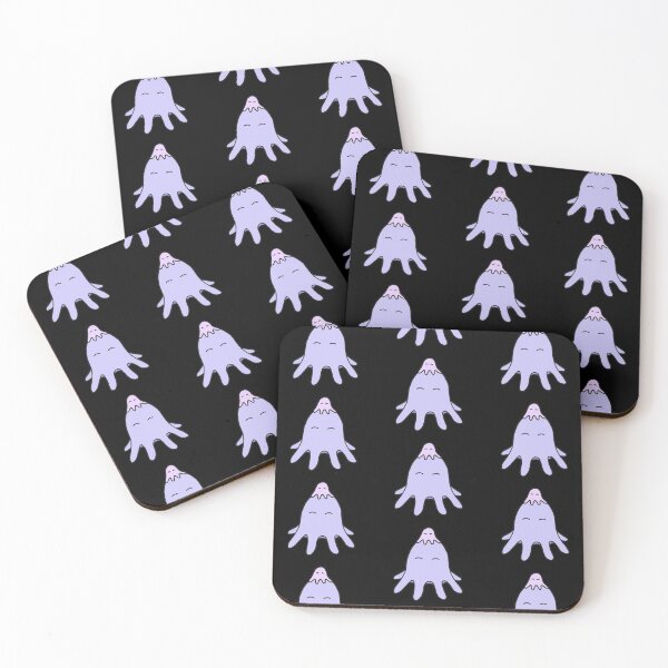 Item preview, Octopus Friends – Lilac on Black Repeat designed and sold by ImperfectLife.