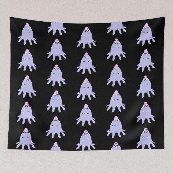 Item preview, Octopus Friends – Lilac on Black Repeat designed and sold by ImperfectLife.