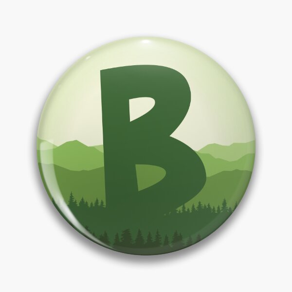 Item preview, Letter B - In the Pine Forrest designed and sold by pixelinga.