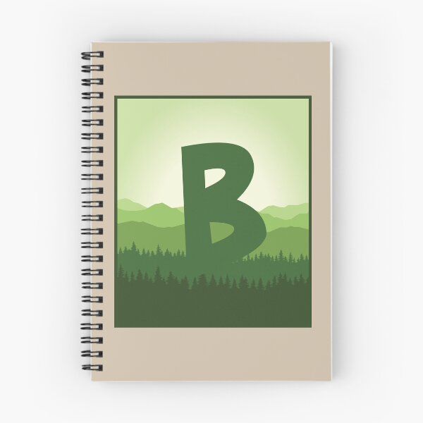 Item preview, Letter B - In the Pine Forrest designed and sold by pixelinga.