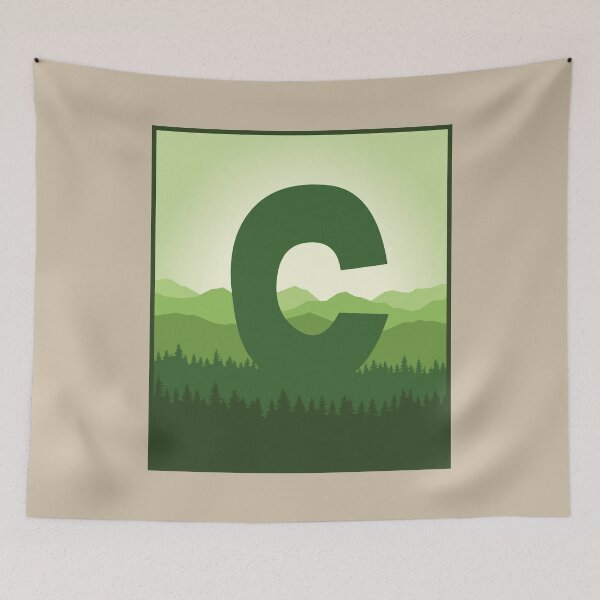 Item preview, Letter C - In the Pine Forrest designed and sold by pixelinga.