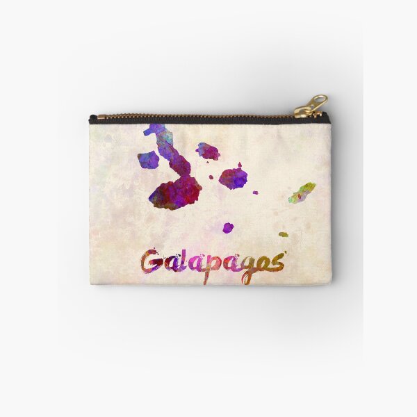 Item preview, Galápagos watercolor map designed and sold by paulrommer.