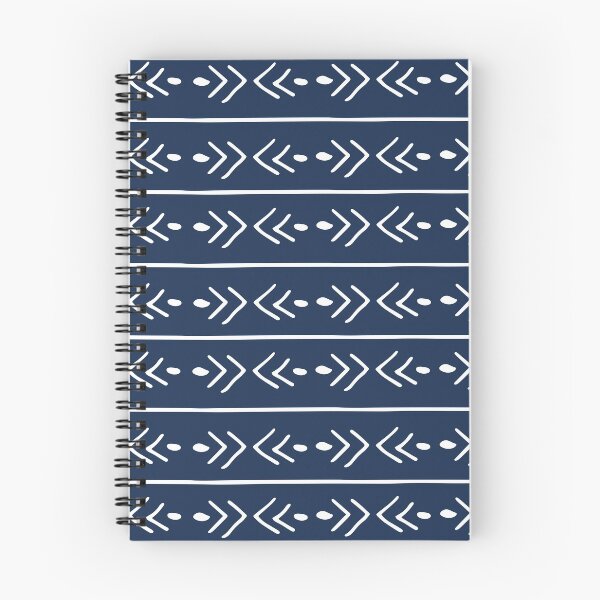 Item preview, Mudcloth, African, Navy Blue, Boho Wall Art designed and sold by meggydesigns.