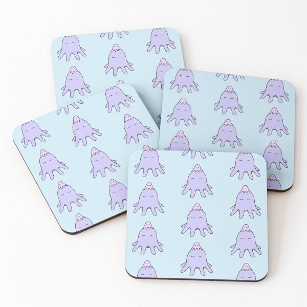 Item preview, Octopus Friends – Lilac on Powder Blue Repeat designed and sold by ImperfectLife.