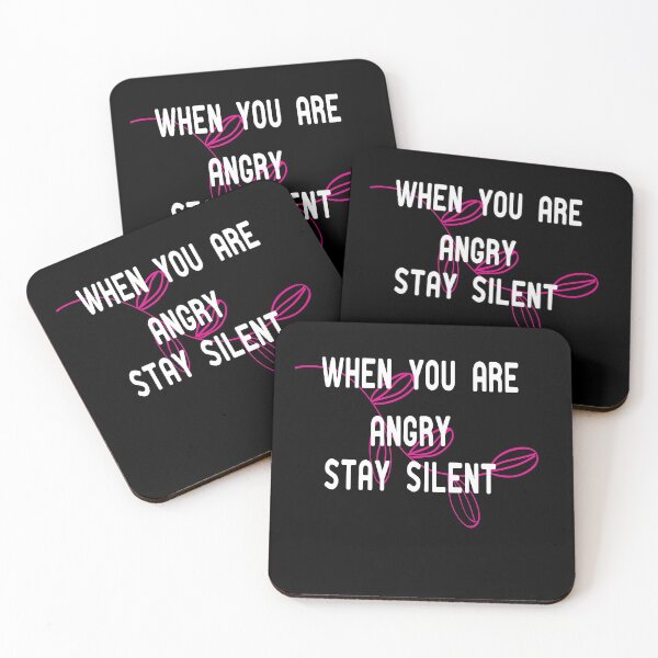 Item preview, When You Are Angry Stay Silent designed and sold by alikassi.