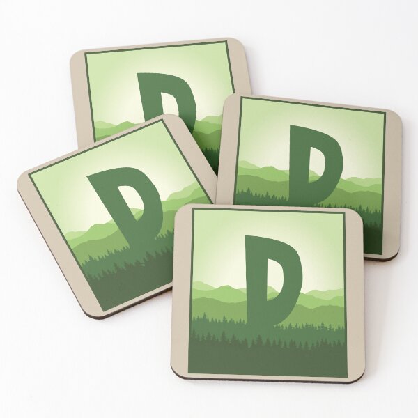 Item preview, Letter D - In the Pine Forrest designed and sold by pixelinga.