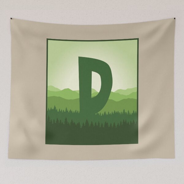 Item preview, Letter D - In the Pine Forrest designed and sold by pixelinga.