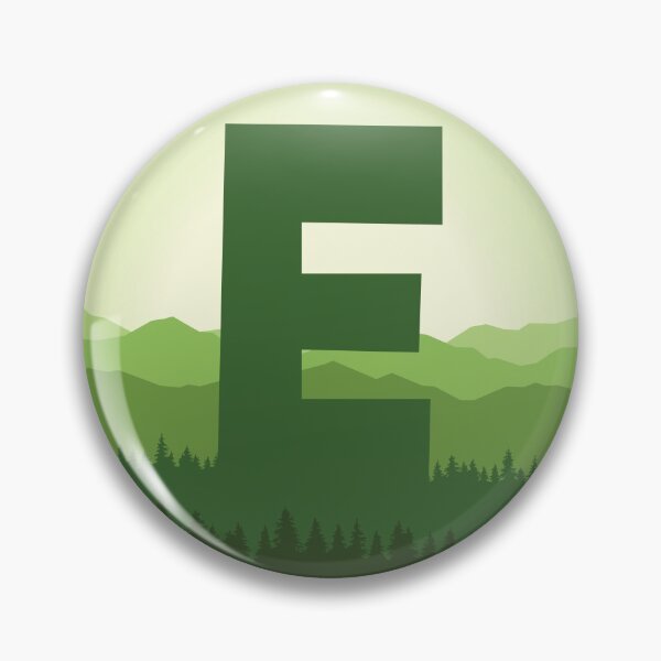 Item preview, Letter E - In the Pine Forrest designed and sold by pixelinga.