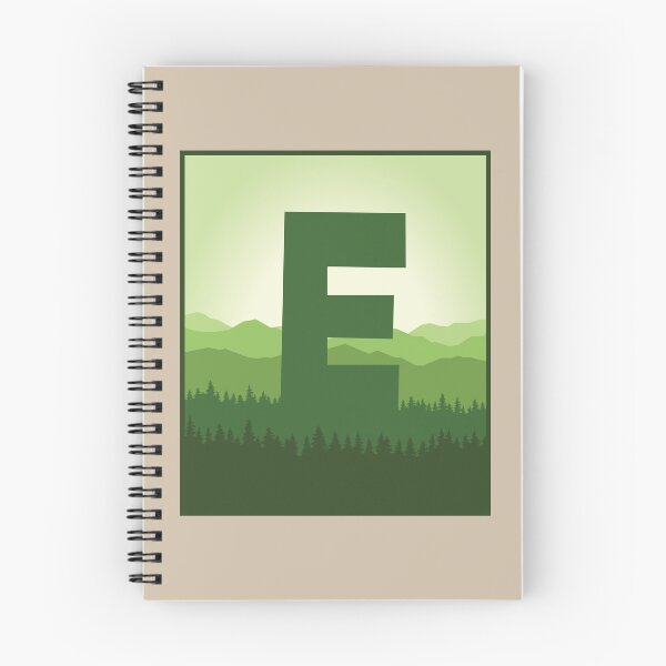 Artikelvorschau, Letter E - In the Pine Forrest entworfen und verkauft von pixelinga.