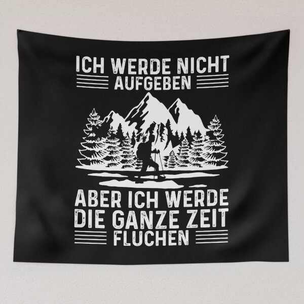 Artikelvorschau, Wandern Spruch lustig Geschenk Wanderer entworfen und verkauft von Artgifts.