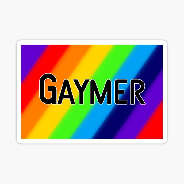 Rainbow Gaymer Sticker