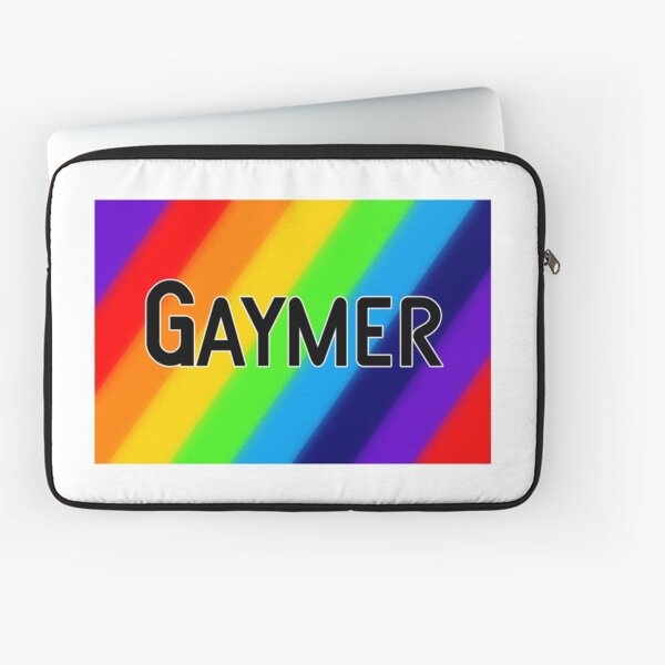 Rainbow Gaymer Laptop Sleeve