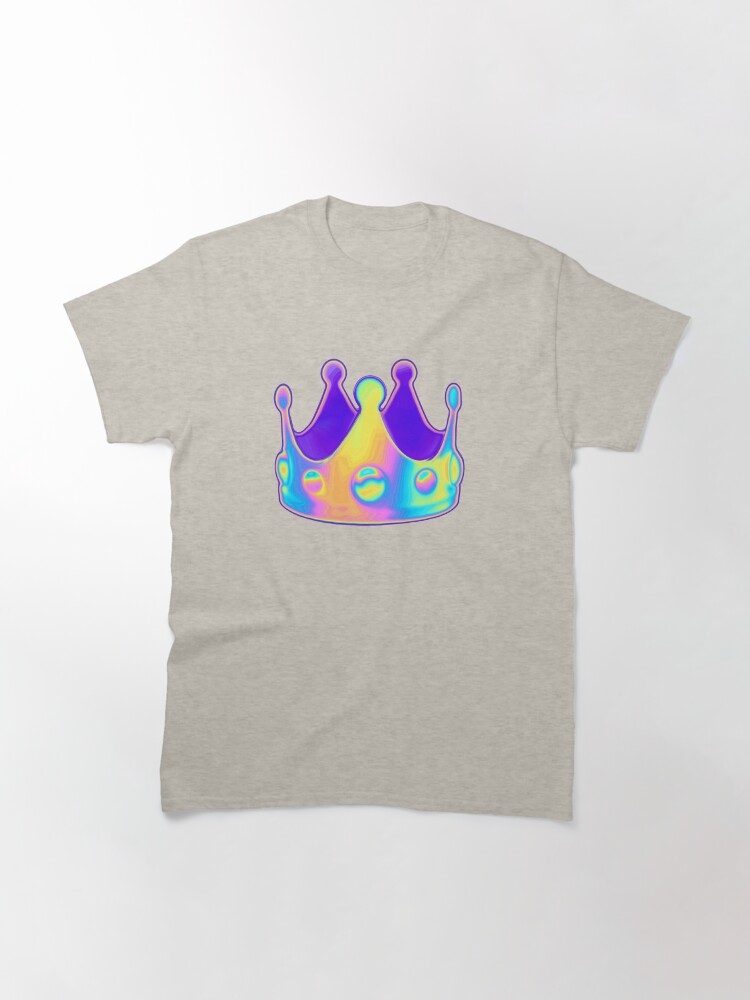 Thumbnail 3 of 7, Classic T-Shirt, Holographic Crown designed and sold by dinaaaaaah.