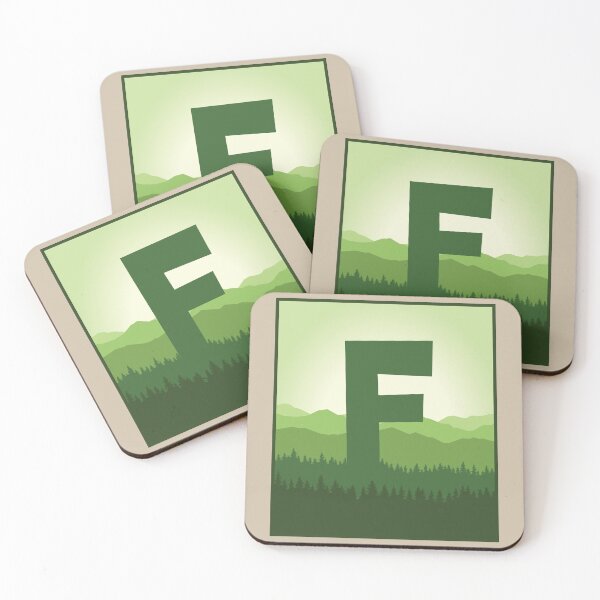 Item preview, Letter F - In the Pine Forrest designed and sold by pixelinga.