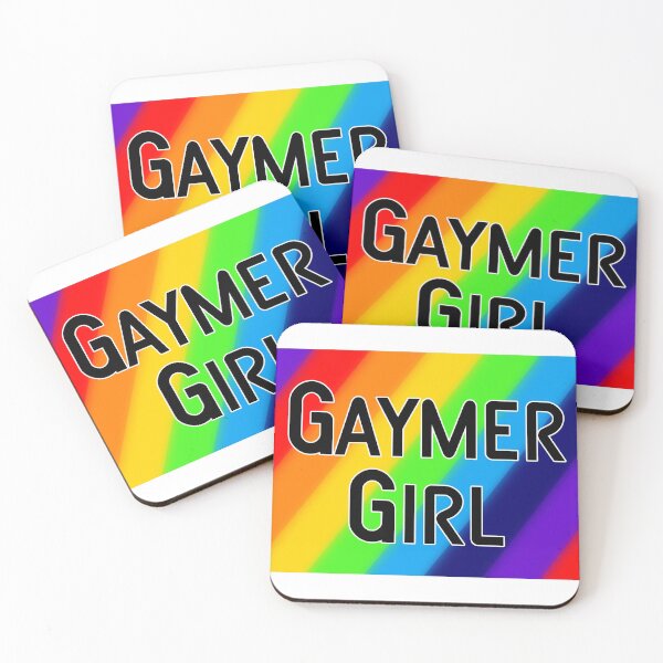Gaymer Girl Coasters (Set of 4)