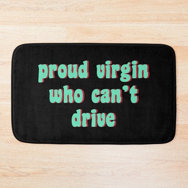Item preview, proud virgin who can't drive designed and sold by TikTokTalk.