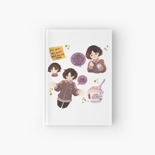 Violet Girl Io Pattern Hardcover Journal Hardcover Journal