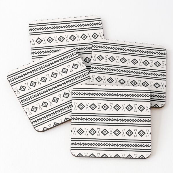 Item preview, Black And White Aztec designed and sold by TM Selvam.