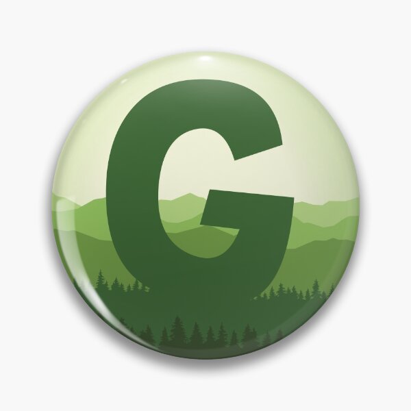 Item preview, Letter G - In the Pine Forrest designed and sold by pixelinga.
