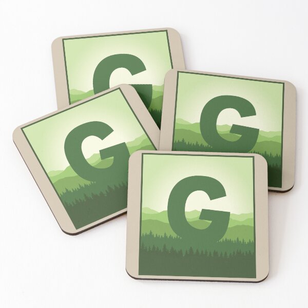 Item preview, Letter G - In the Pine Forrest designed and sold by pixelinga.