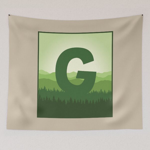 Item preview, Letter G - In the Pine Forrest designed and sold by pixelinga.