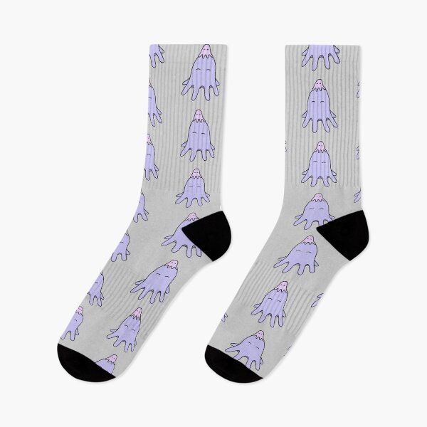 Item preview, Octopus Friends – Lilac on Grey Repeat designed and sold by ImperfectLife.