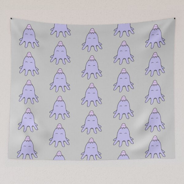 Item preview, Octopus Friends – Lilac on Grey Repeat designed and sold by ImperfectLife.
